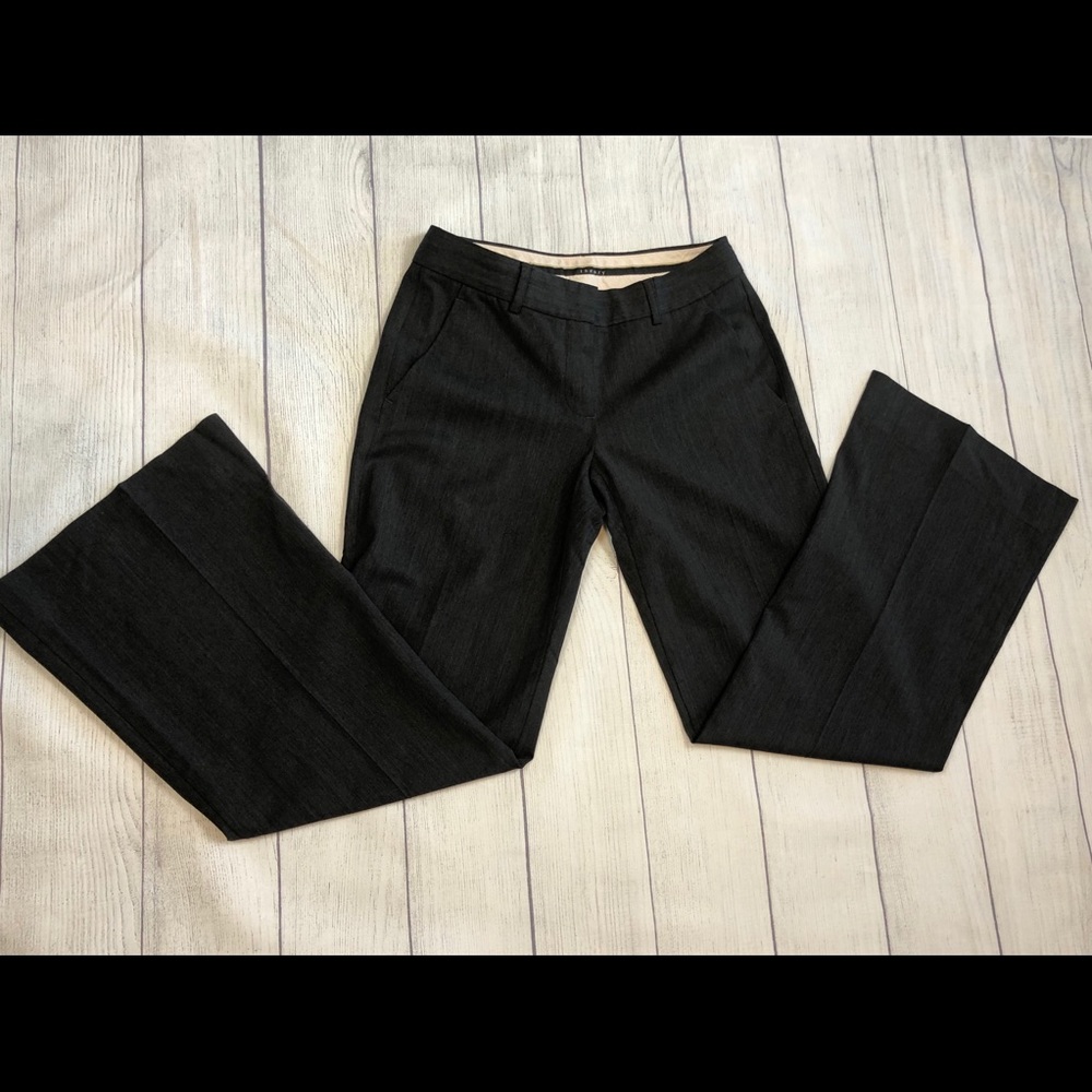 Theory wide leg work slacks